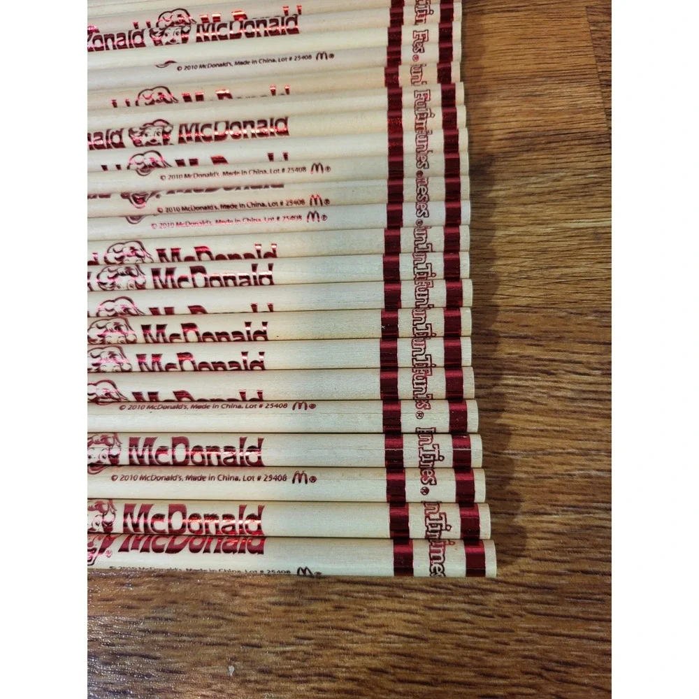 Lot Of‎ 26 Unsharpened Brand New Ronald Mcdonals Fun Times 2010 Pencils